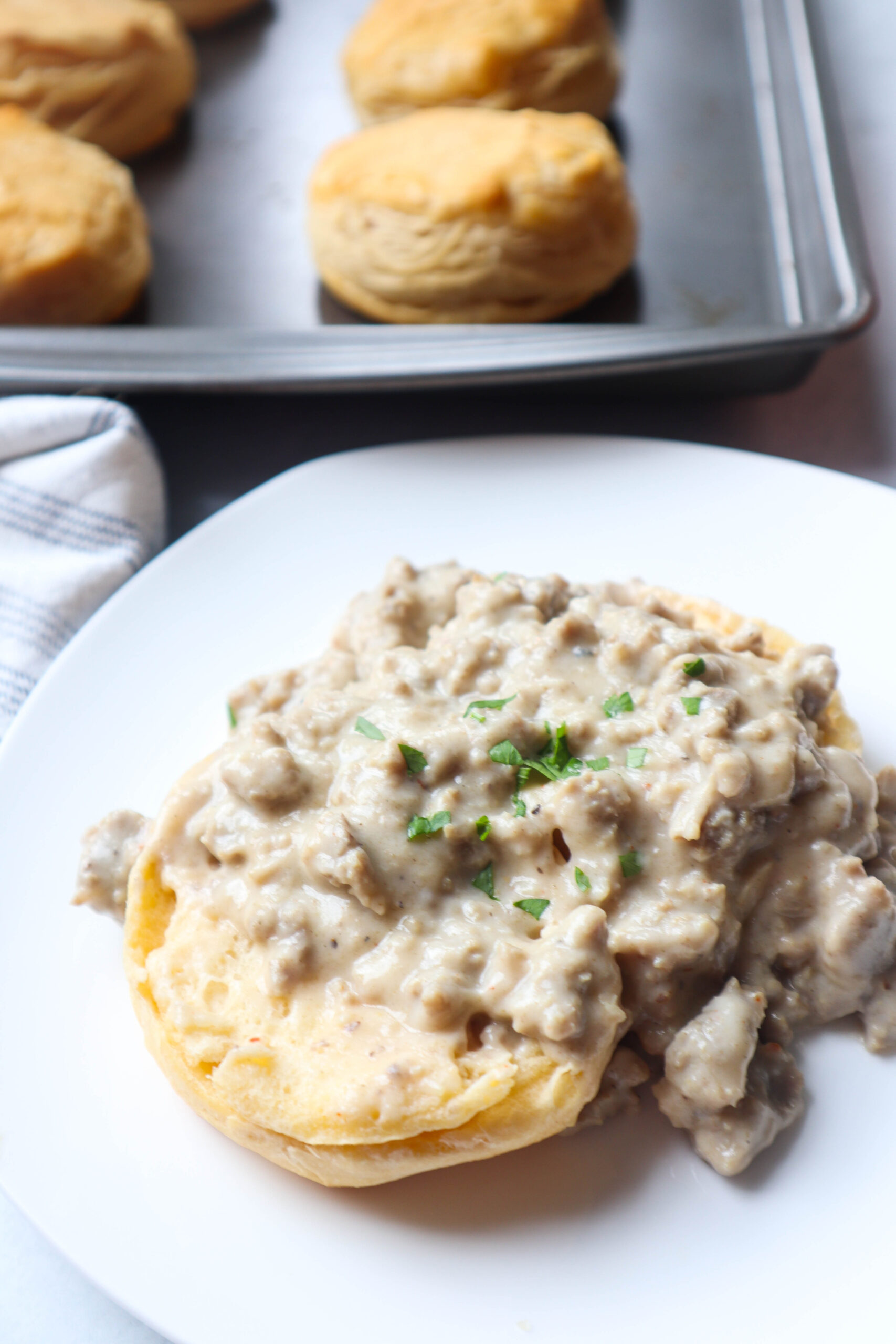 Best EVER Turkey Gravy and Biscuits Bless This Meal