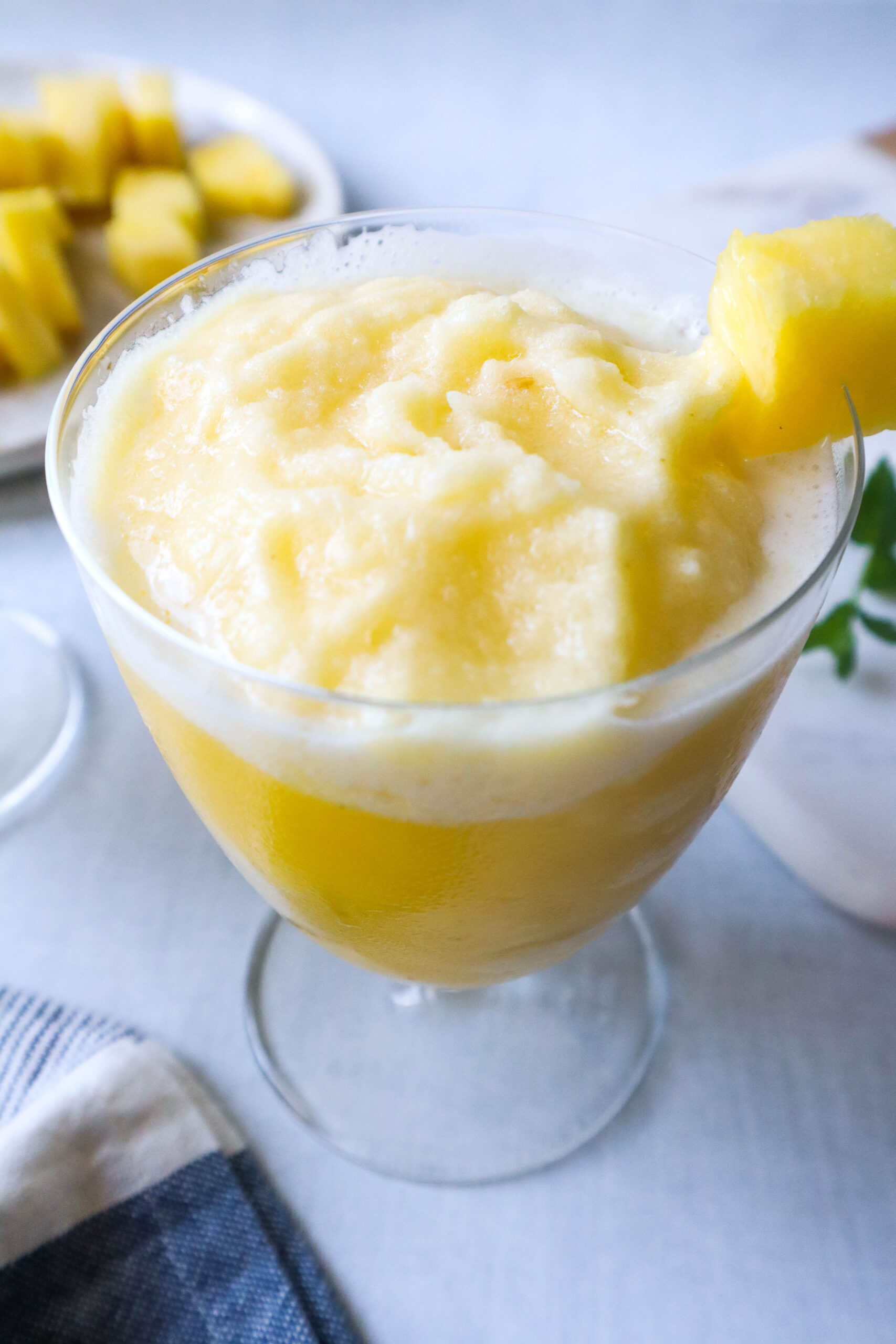 Easy Pineapple Slushie Bless This Meal