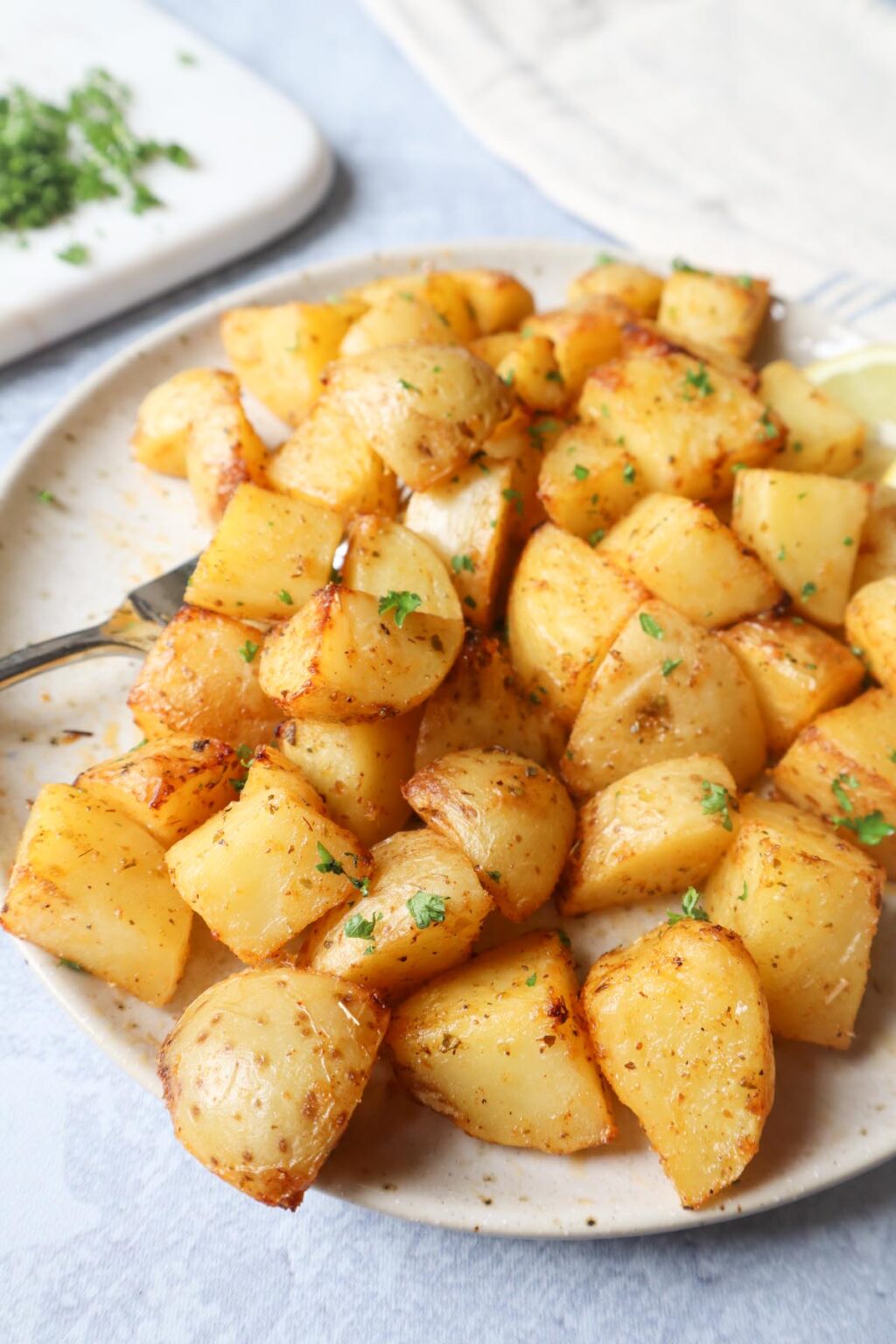 The Best Air Fryer Greek Potatoes Bless This Meal