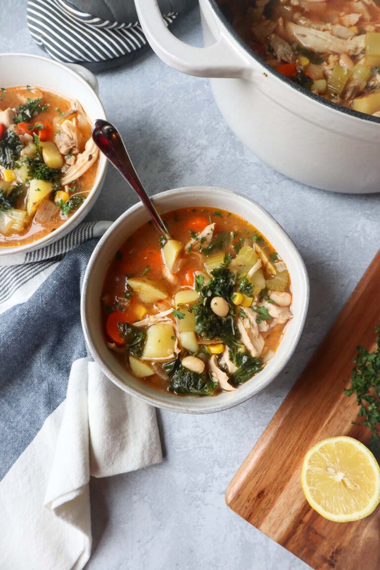 Easy Homemade Chicken Soup Without Noodles Bless This Meal