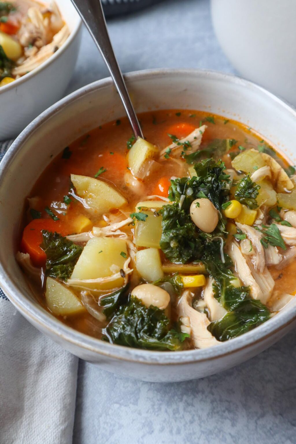 Easy Homemade Chicken Soup Without Noodles Bless This Meal