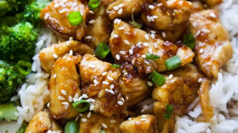 20 Minute Honey Ginger Chicken - Bless This Meal