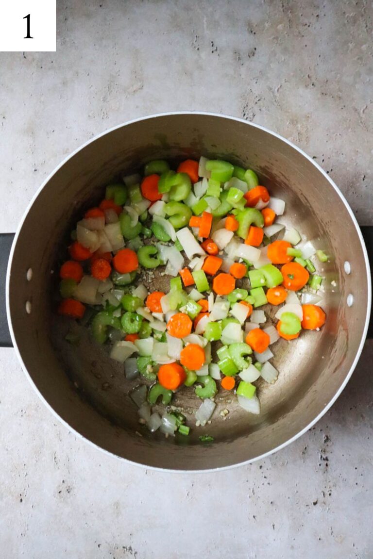 Image showcasing 30 Minute Vegan Potato Kale Soup - Bless This Meal